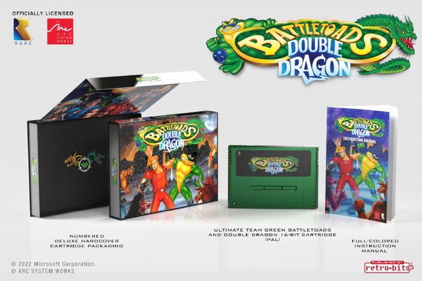 SNES Battletoads VS Double Dragon - Collectors Edition - Retrobit 2023 - BRAND NEW AND SEALED