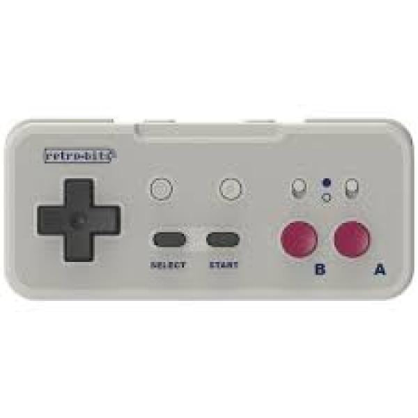 NES NS USB Wireless 2.4G NES style controllers (3rd) Retrobit - ORIGIN 8 - for use on NES, Switch, USB devices - receivers included! - GB Gray - NEW