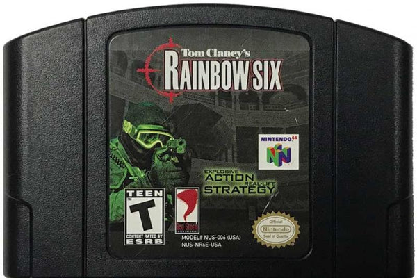 N64 Rainbow Six - Tom Clancy - BLACK or GREY
