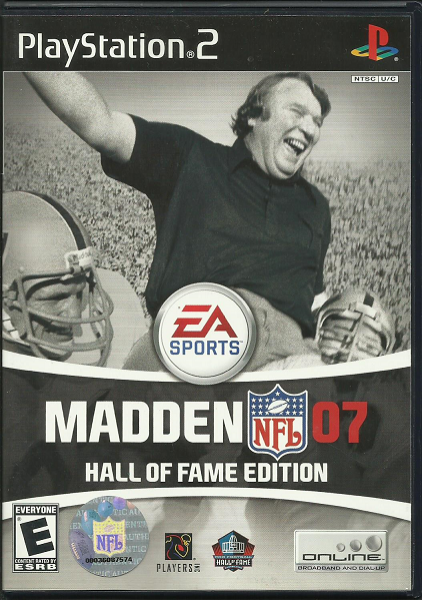 PS2 Madden 07 - Hall of Fame Edition
