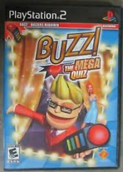 PS2 Buzz - The Mega Quiz - Game Only