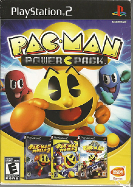 PS2 Pac-Man Power Pack - World 2 / World 3 / World Rally