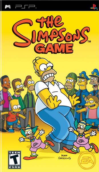 PSP The Simpsons Game