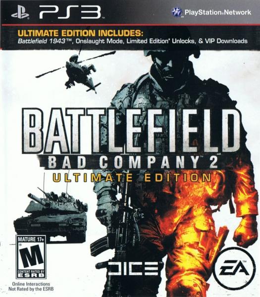 PS3 Battlefield - Bad Company 2 - Ultimate Edition - DLC MAY NOT BE INCLUDED