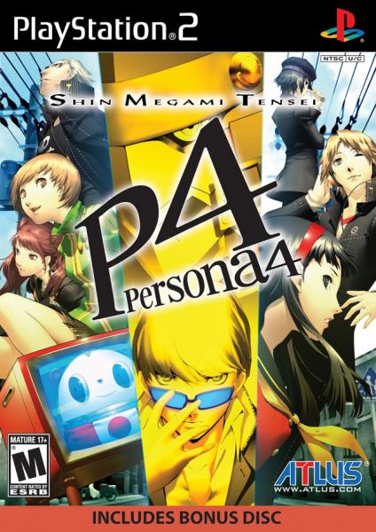 PS2 Shin Megami Tensei SMT - Persona 4 - Game and Bonus Disc
