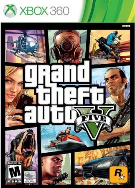 X360 Grand Theft Auto GTA V 5 - DLC MAY NOT BE INCLUDED