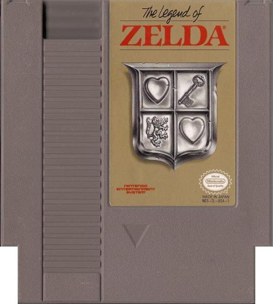 NES Legend of Zelda - Gray Cartridge - Classic Series