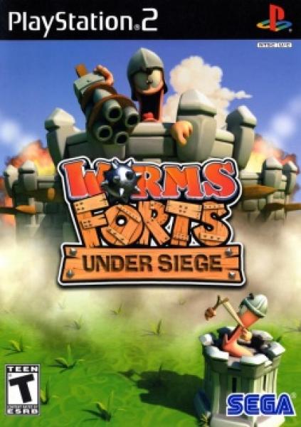PS2 Worms Forts - Under Siege