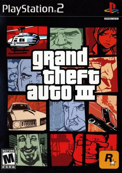 PS2 Grand Theft Auto GTA III 3