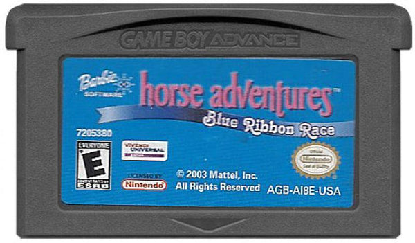 GBA Barbie - Horse Adventures - Blue Ribbon Race