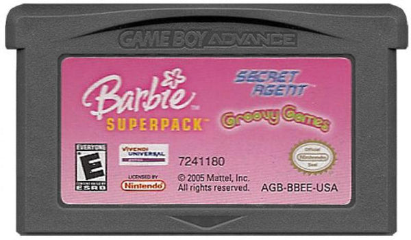 GBA Barbie - Superpack - Secret Agent Barbie and Groovy Games