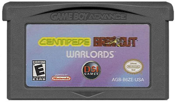 GBA Centipede / Breakout / Warlords