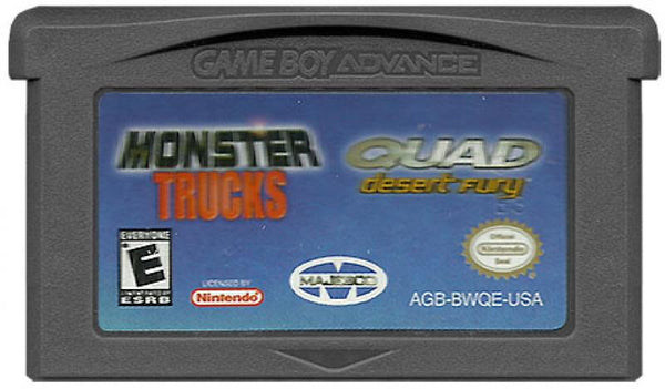 GBA Monster Trucks / Quad Desert Fury - 2 in 1
