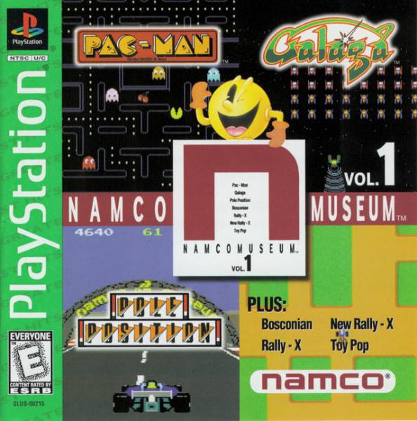 PS1 Namco Museum - Vol. 1 - Standard Cover