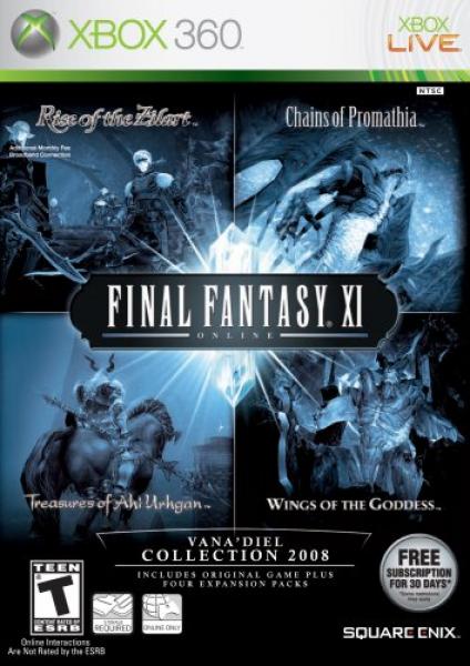 X360 Final Fantasy XI 11 - Vana'diel Collection 2008 - ONLINE ONLY - SERVERS OFFLINE