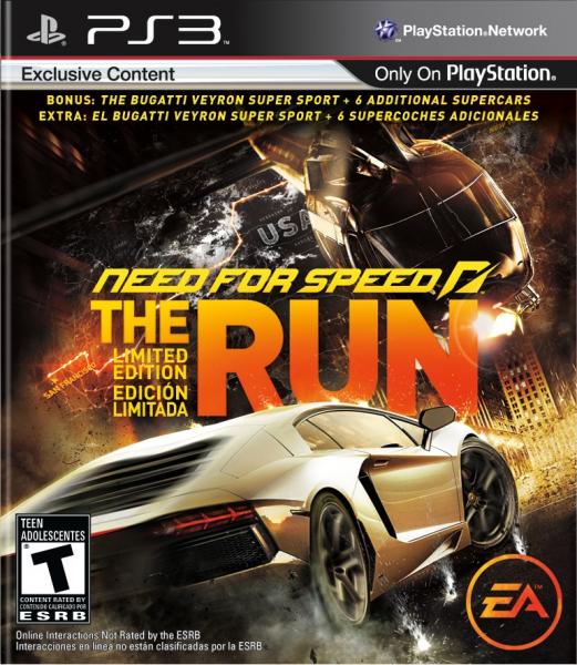 PS3 Need for Speed - The Run - Standard or Limited Edition