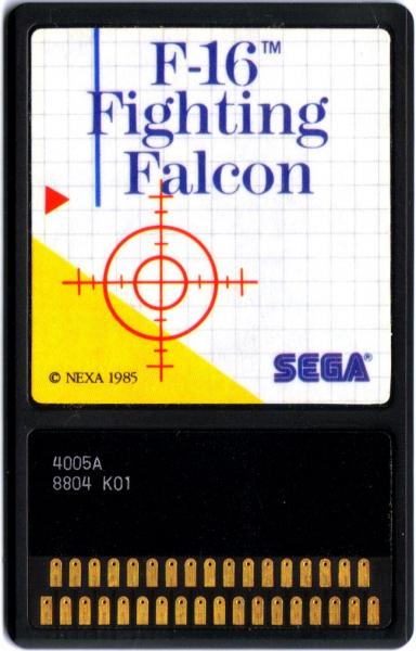 SMS F-16 Fighting Falcon - Sega Card