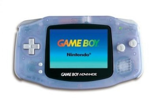 GBA Game Boy Advance - System HW - Glacier / Clear Blue - USED