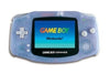GBA Game Boy Advance - System HW - Glacier / Clear Blue - USED