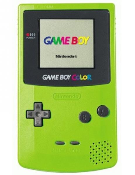 GBC Game Boy Color - System HW - Kiwi - Neon Green - USED