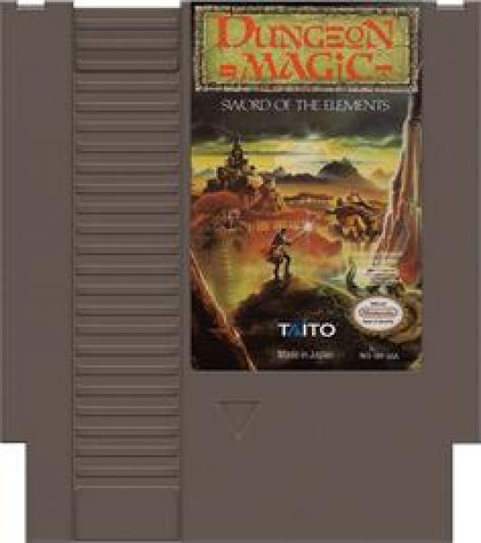 NES Dungeon Magic - Sword of the Elements