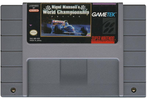 SNES Nigel Mansell's World Championship Racing