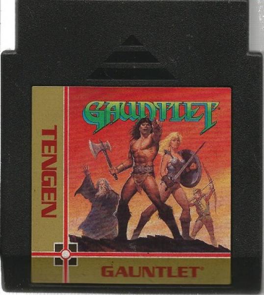 NES Gauntlet - Black Tengen Cartridge