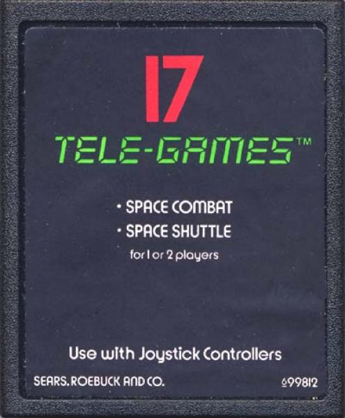 A26 Space Combat - Atari or Sears / TeleGames Picture or Text Label