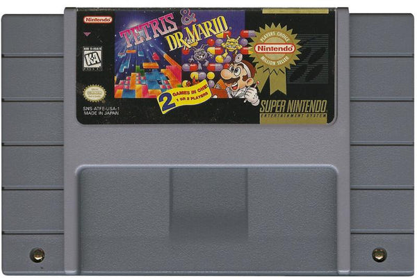 SNES Tetris & Dr. Mario
