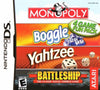 NDS Monopoly / Boggle / Yahtzee / Battleship - 4 Game Fun Pack