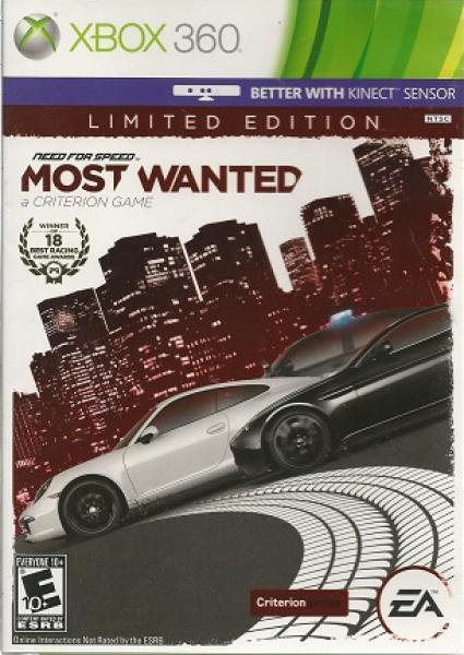 X360 Need For Speed - Most Wanted - 2012 - Any Edition