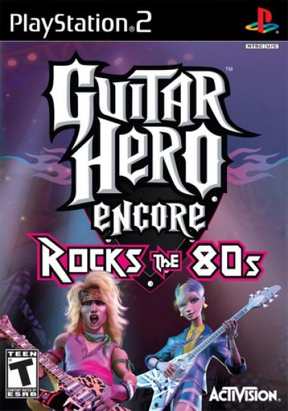 PS2 Guitar Hero - Encore - Rocks the 80s