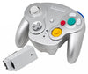 GC GameCube Wireless Controller (1st) - WaveBird - Controller and Receiver - Platinum - USED