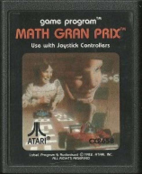 A26 Math Gran Prix - Atari or Sears / TeleGames Picture Label