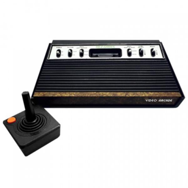 A26 Atari 2600 - Sears Tele-Games Video Arcade - System HW - 6 Switch - Wood - USED