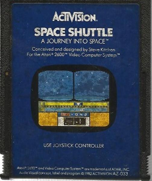 A26 Space Shuttle - A Journey Into Space - Atari Text or Picture Label
