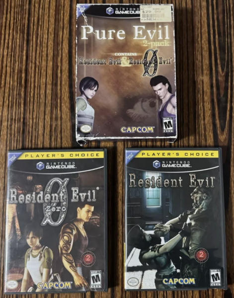 GC Resident Evil / Resident Evil Zero 0 - Pure Evil 2 Pack - Complete with Outer Sleeve and Both Games