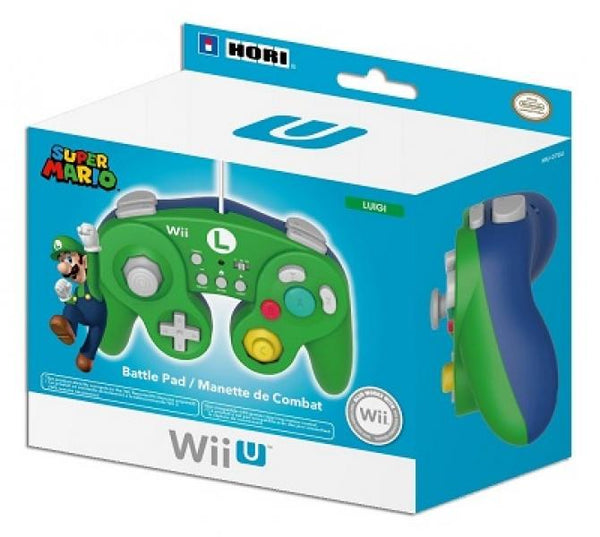 WiiU Wii GameCube style controller (3rd) HORI - Luigi - NEW