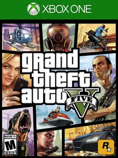 XB1 Grand Theft Auto GTA V 5 - DLC MAY NOT BE INCLUDED