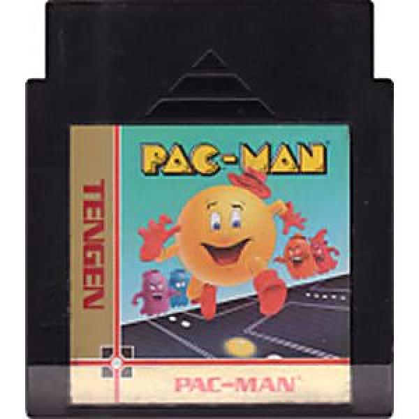 NES Pac Man - Tengen Black or Gray Cartridge