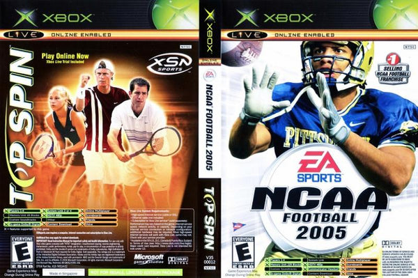 XBOX NCAA Football 2005 / Top Spin