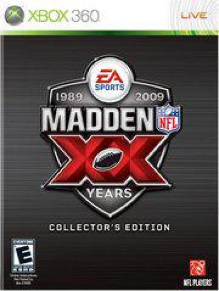 X360 Madden 2009 - XX Years Collectors Edition- Complete with Madden 09, Head Coach 09 and Bonus Disc