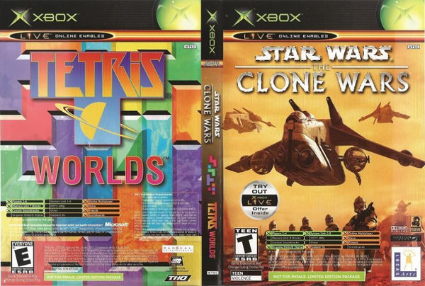 XBOX Star Wars - Clone Wars / Tetris Worlds