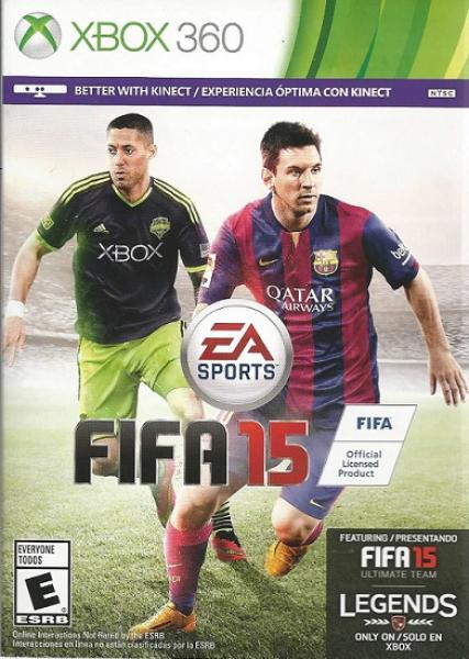 X360 FIFA 15 - Standard or Ultimate Edition - DLC MAY NOT BE INCLUDED