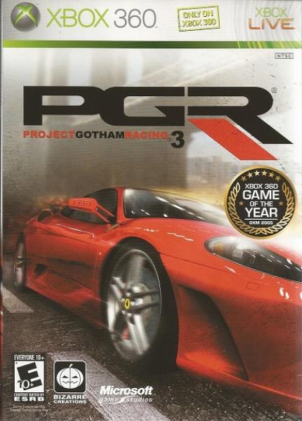 X360 Project Gotham Racing 3