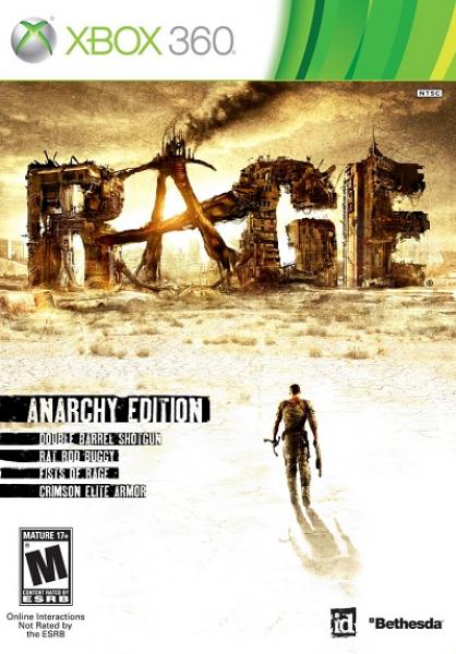 X360 Rage - Standard or Anarchy Edition - DLC MAY NOT BE INCLUDED
