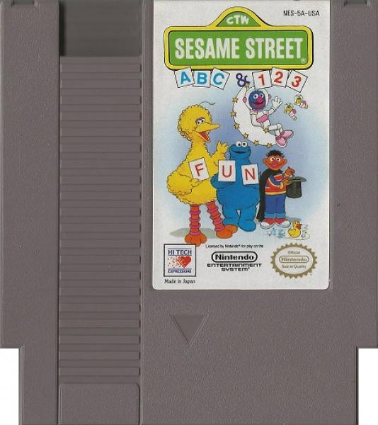 NES Sesame Street - ABC and 123