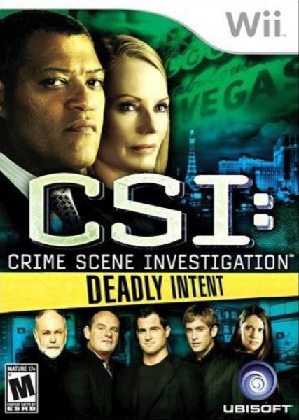 Wii CSI Crime Scene Investigation - Deadly Intent