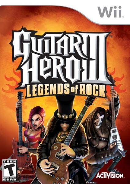 Wii Guitar Hero III 3 - Legends of Rock