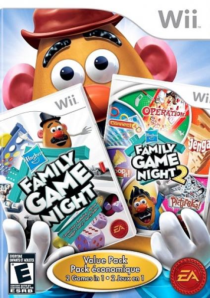Wii Hasbro Family Game Night / Hasbro Family Game Night 2 - Value Pack